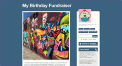 Desktop Screenshot of mybirthdayfundraiser.com
