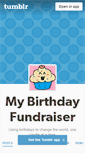 Mobile Screenshot of mybirthdayfundraiser.com